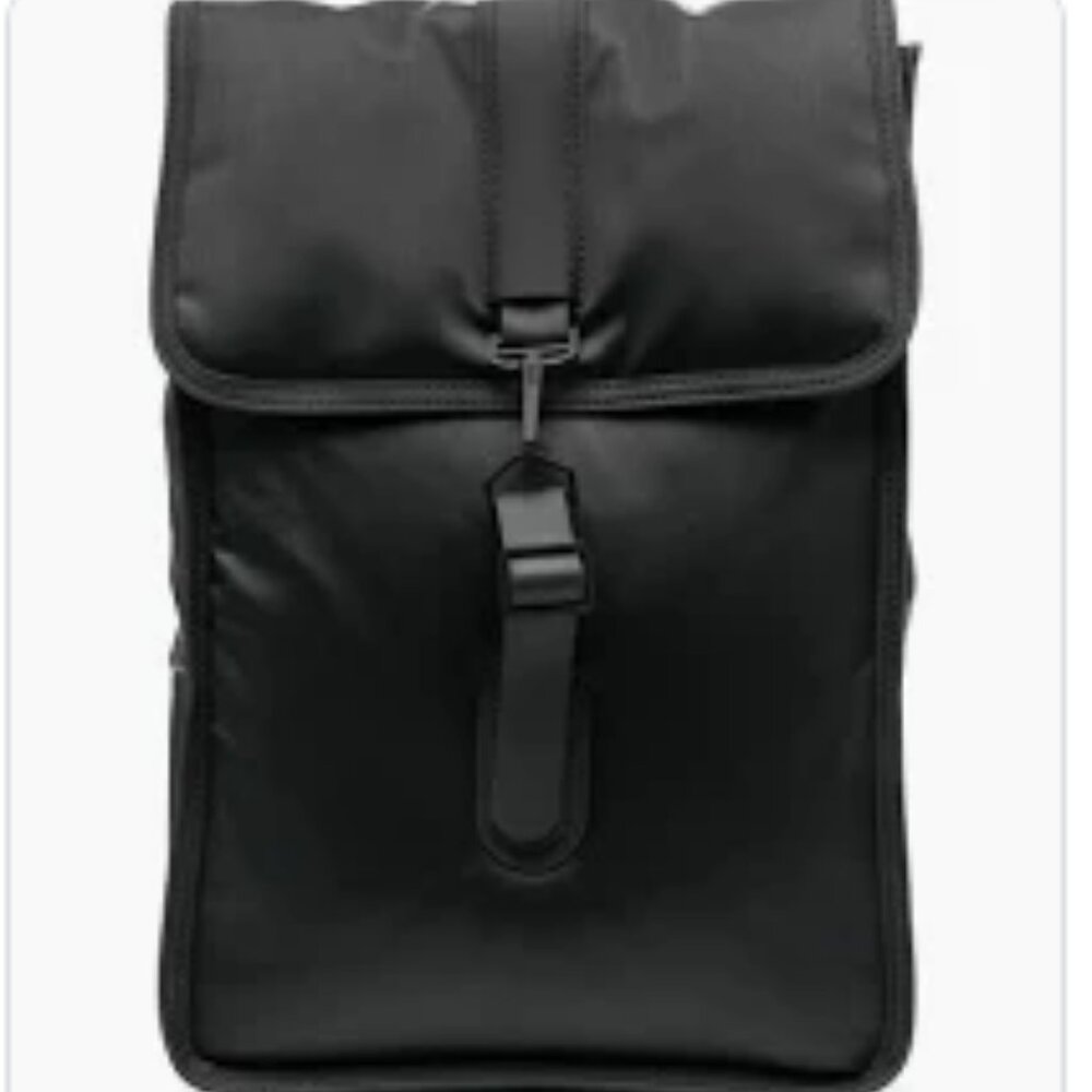 Rains Mini Puffed Backpack Black